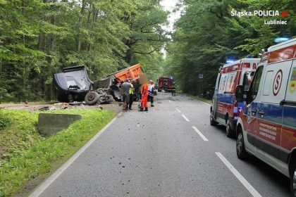 Koszęcin / Boronów: Tragedia na drodze.