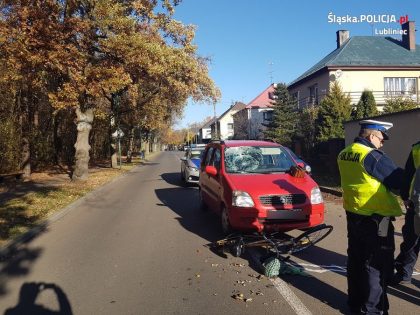 Potrącenie rowerzysty w Lublińcu. Policja apeluje.