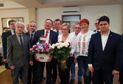 Członkowie Prawa i Sprawiedliwości Ziemi Lublinieckiej wzięli udział w spotkaniu z eurodeputowaną Jadwigą Wiśniewską.