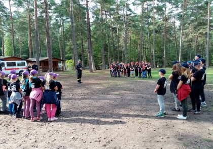 Kokotek: Lublinieccy strażacy odwiedzili młodych obozowiczów z Gminy Pawonków. [ZDJĘCIA]