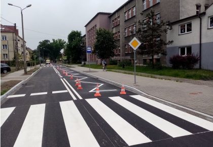 Dobiega końca przebudowa odcinka ulicy Sobieskiego w Lublińcu. Miasto skorzystało z rządowego Funduszu Dróg Samorządowych