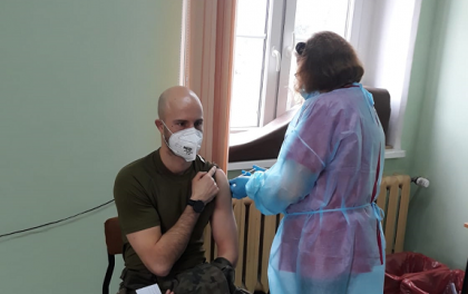 W 13. Śląskiej Brygadzie Obrony Terytorialnej ruszyły szczepienia przeciwko wirusowi Sars-Cov-2