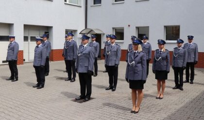 Obchody Święta Policji i mianowania na wyższe stopnie dla 27 funkcjonariuszy KPP Lubliniec