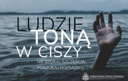 “Ludzie toną w ciszy”. Komenda Wojewódzka Państwowej Straży Pożarnej w Katowicach apeluje o ostrożność nad wodą