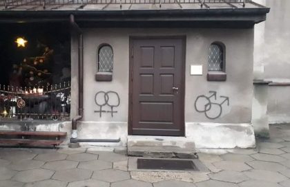 Zniszczył ścianę kościoła pw. św. Mikołaja w Lublińcu. Uchylał się od odbycia kary, aż do ponownego “spotkania” z policją