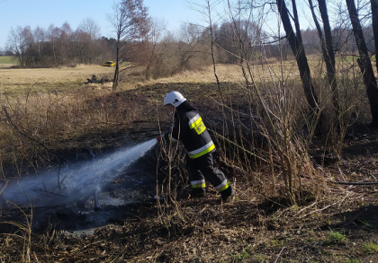 Od początku roku 30 pożarów traw i dwa pożary lasów w powiecie lublinieckim. Niepokojące statystyki w całym kraju