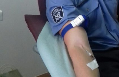 Funkcjonariusze Zakładu Karnego w Herbach i OZ w Lublińcu oddali 8,5 litra krwi w ramach akcji “Nasza Krew – Nasza Ojczyzna”