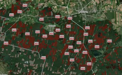 Ogólnopolska mapa wycinek niepokoi internautów. Nadleśnictwo Lubliniec: mapa “nie jest rzetelnym źródłem informacji”